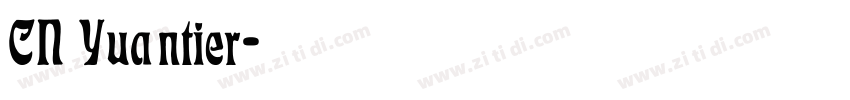 CN Yuantier字体转换